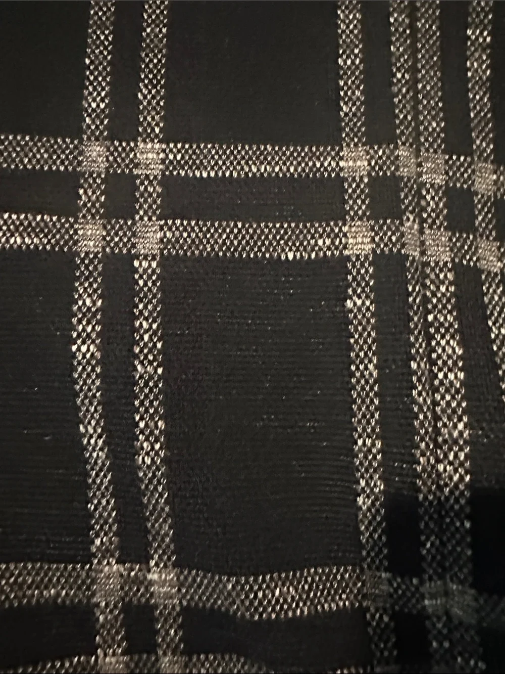 BOSS (Hugo Boss) Black Blazer with Cream Windowpane Check, Slim Fit, 42R